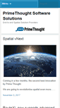 Mobile Screenshot of primethought.biz
